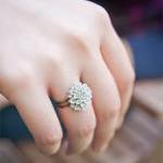 Grey Chrysanthemum Cabochon..