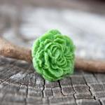 Green Peony Flower Antique..