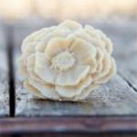 Khaki-Cream Large Poppy Flo..