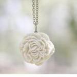 Cream-ivory Peony Flower N..