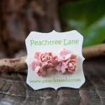 Pale Pink Flower Stud Earri..