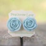 Large Baby Blue Rose Flower..