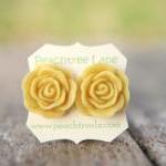 Large Mustard Yellow Rose F..